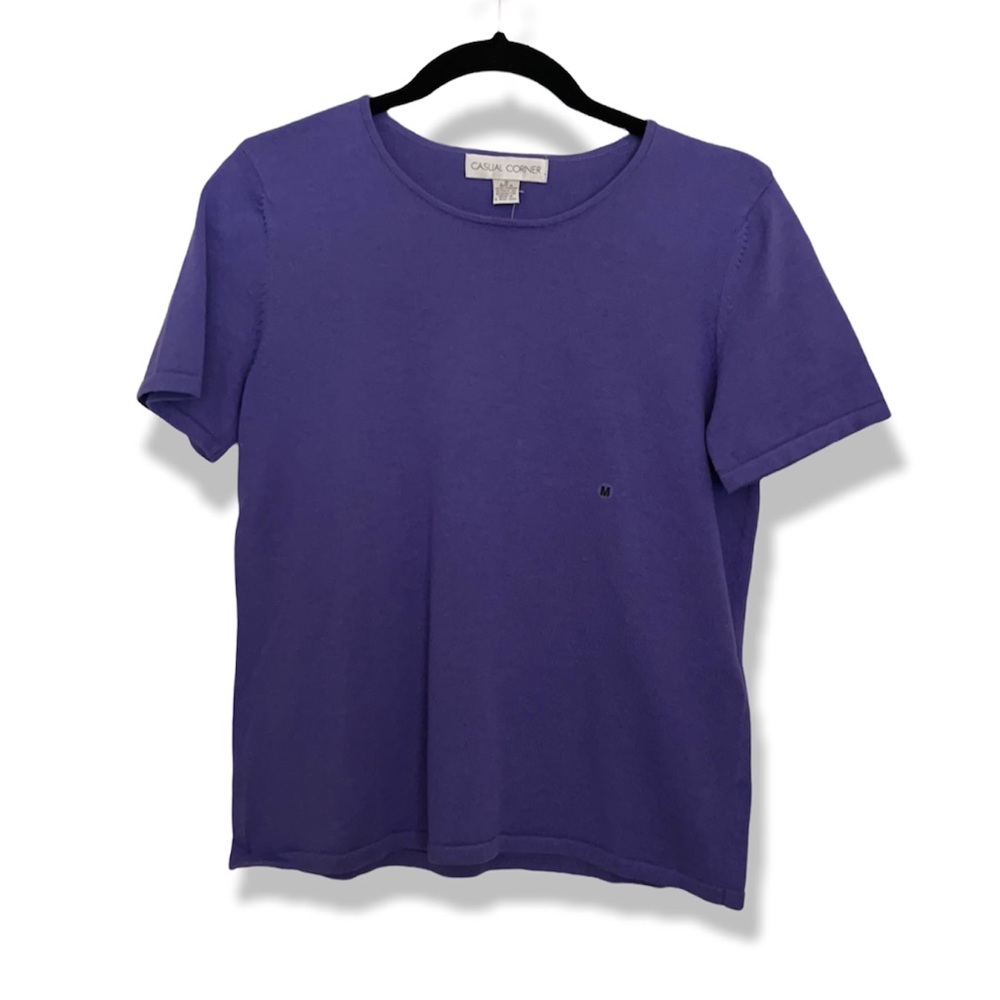NWT Vintage Casual Corner shortsleeved cotton top made in United Kingdom